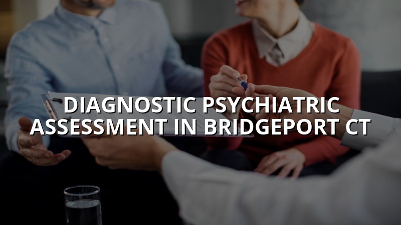 Adult psychiatric assessment visit with a clinician