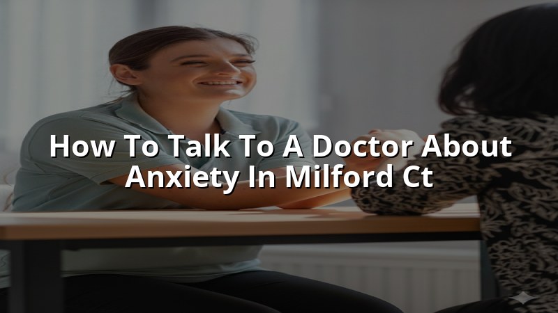 Adult patient speaking with a psychiatric provider about anxiety