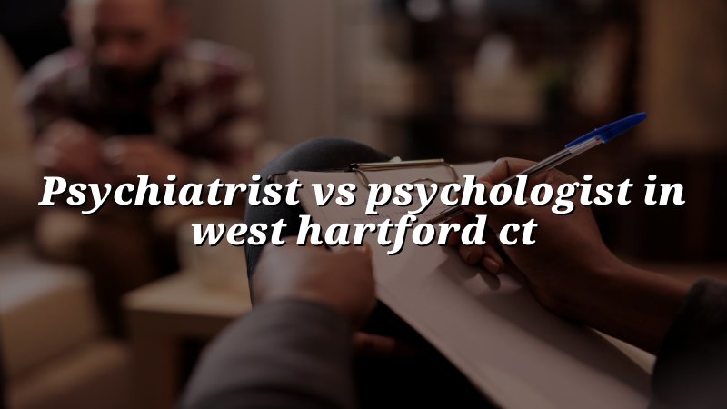 Adult mental health care conversation in West Hartford, CT