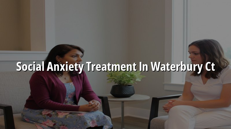 Adults discussing social anxiety treatment options in Connecticut